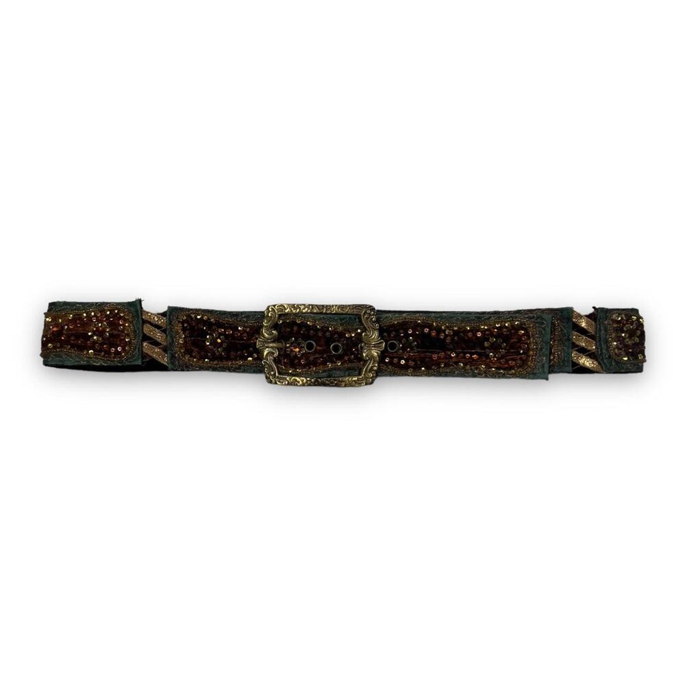 Vintage betsey johnson belt tagged large‎ 36"